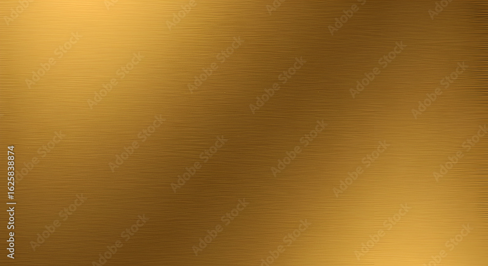 Poster elegant gold metallic texture background with brushed surface and subtle gradient