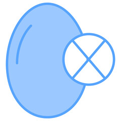Eggs Blue Icon