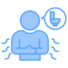 Diarhea Blue Icon
