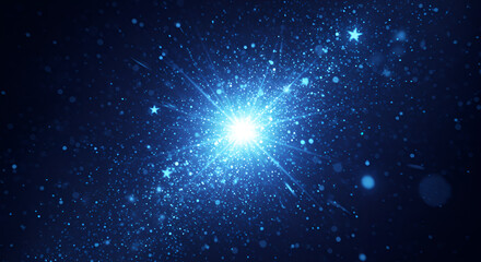 Luminous starscape: An enchanting visual representation of cosmic brilliance
