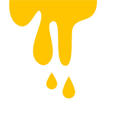 Melted honey drops 