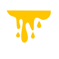 Melted honey drops 