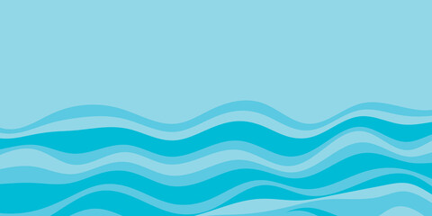 blue sea wave background