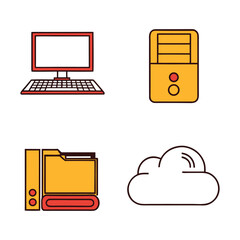 computer icons set