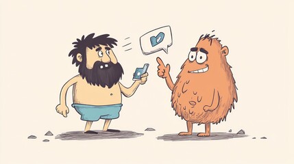 Obraz premium Prehistoric tech