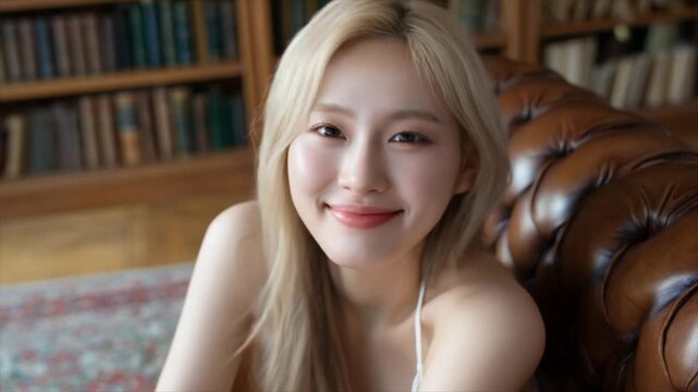 An alluringly beautiful 20-year-old Korean woman