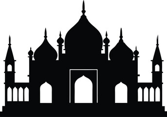 silhouette of the Mosque