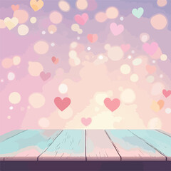 Romantic Valentine's Day themed background