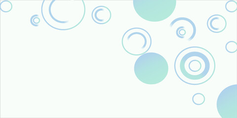 geometric banner background,abstract frame,shape memphis,green and blue gradations,circle shape,colorful,vector,eps 10