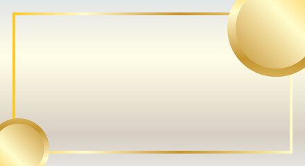 Luxury background with gold circle for certificate
