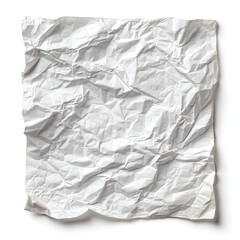 Obraz premium crumpled white paper