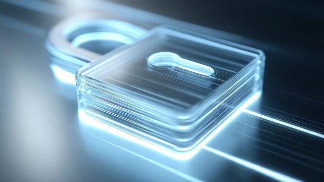 Tech Transparent Lock Protects Data Security