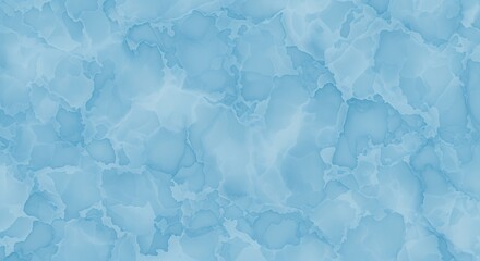 青い大理石の質感 水彩画のような抽象背景