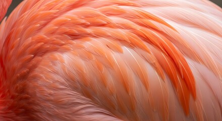 フラミンゴの羽根 柔らかなピンクのテクスチャ
