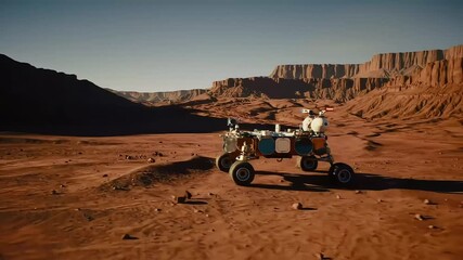 Exploring the Martian Landscape A Rover's Journey