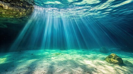 Underwater Sunlight Rays