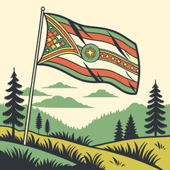 vector illustration of an abstract background