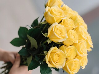 Bouquet of Yellow Roses