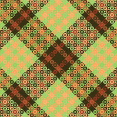 Tartan or plaid retro color pattern.