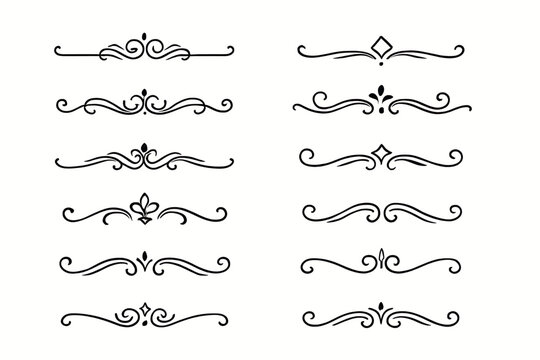 Dainty dividers evoke nostalgia with geometric touches perfect for adding vintage flairs.