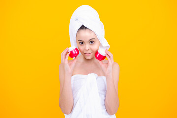 Skin care cream teen girl. Natural beauty young girl. Teen cream skincare. Spa care for young skin. The perfect face cream. Teenager girl applying cream. Beauty cosmetics for youth. Skincare products.