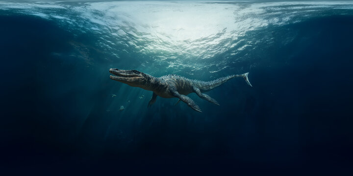 Dakosaurus 8K VR 360 Equirectangular Spherical Panorama