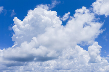 Blue sky and clouds background. Cloud patterns.