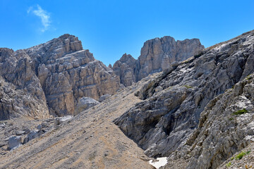 GRAN SASSO: Vallone delle Cornacchie , Corno Piccolo, Fiamme di Pietra e Rifugio Franchetti