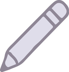 Flat Vector Stationery Symbol in Minimal Style