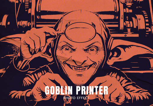 Goblin Printer Photo Effect