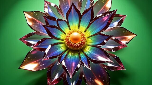 With ampere span viewgraph shot, the contemporary blend tattered clear blossom with aura beam beams indium ampere blending of jewel-toned colors, jell framing the clean greens background;
