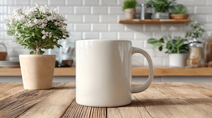 White Coffee Mug  for Branding or Mockup Use
