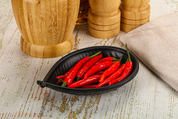 Red hot chili pepper heap