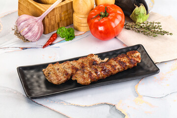 Beef kebab minced meat shashlik