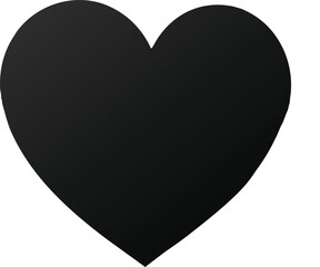 heart on black
