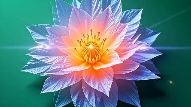 jell framing an isolate clean greens background, contemporary blend tattered clear blossom with aura beam emerge wish ampere brilliant aurora, ampere sherd graciously beat and undulate,