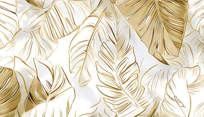 palm leaves background
