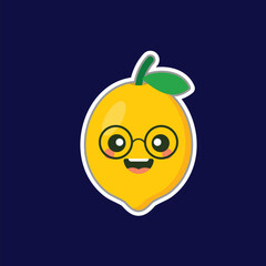 funny lemmon fruit cartoon