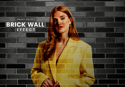 Brick Wall Pattern Photo Effect