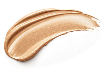 Fototapeta premium Brown lipstick. Cosmetics. Lipstick. Makeup. Foundation. Skin tone. Color.