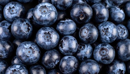 Blueberries on the market background