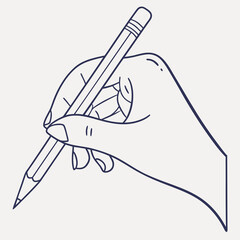 hand with pen