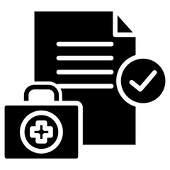 Preparedness glyph icon