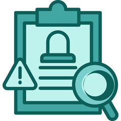 Obraz premium Incident Analysis solid icon