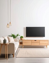 Cozy living room with TV