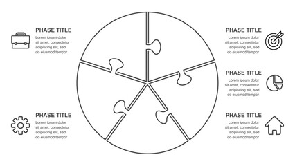 Unique Infographics Circular Diagrams and Triangle Charts