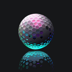 abstract sphere with a sphere