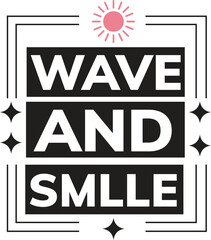 SMLLE AND WAVE svg