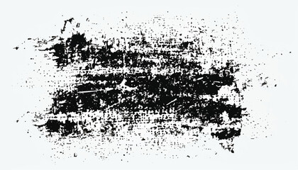 Naklejka premium Distressed Grunge Grainy Stamp Texture. Grunge Grainy Noise Texture. Monochrome Vintage Grunge Texture. 