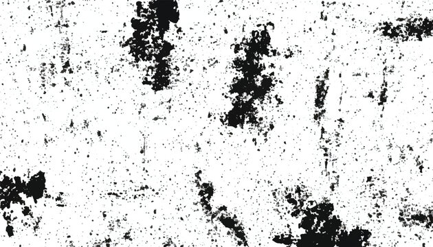 Abstract grunge black and white distressed texture background. Grunge overlay background. Monochrome Texture.